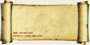 Jasna Stojadinović vizit kartica